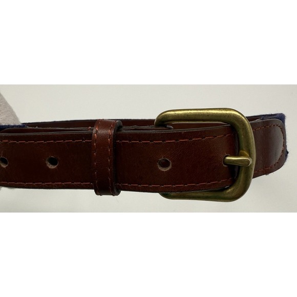 Smathers & Branson Needlepoint Handcrafted Belt New  Irish Shamrock Size L Kids - Picture 12 of 12